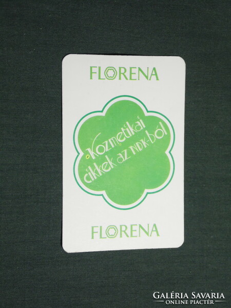 Card calendar, florena cosmetic products from the ndk, graphic design, 1978, (4)