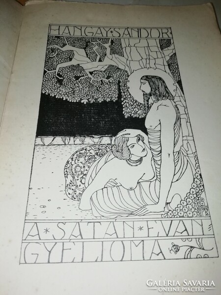 The Gospel of Satan by Sándor Hangay with drawings by Gyula Tichy, 1911, the cover is missing
