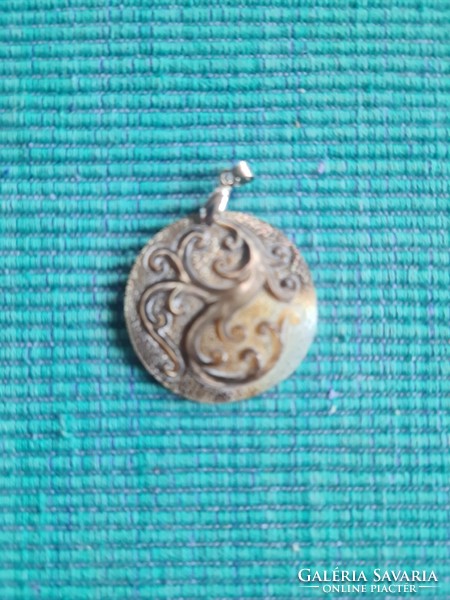 A new carved shell pendant from Bali