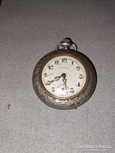 Antique pocket watch langendorf wiss