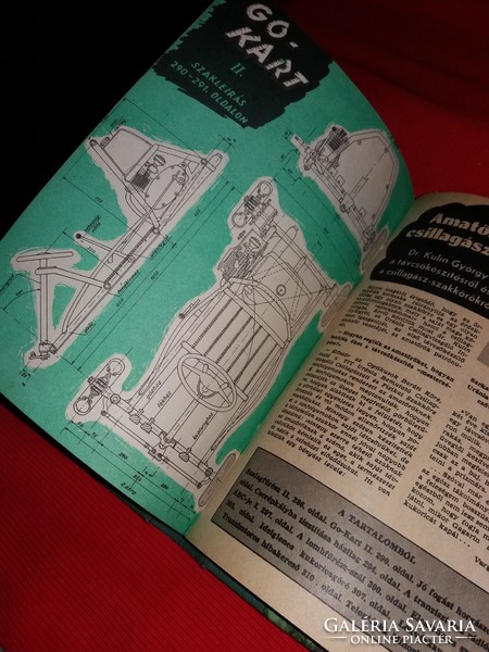 Old 1961. V. Season handyman DIY hobby newspaper magazine, good condition, bound in a book, according to the pictures