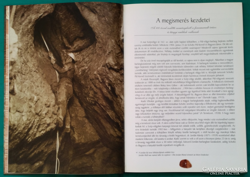 Katalin Takácsné Bolner: Pál-völgyi-cave - 100 years of a discovery > geography > caves