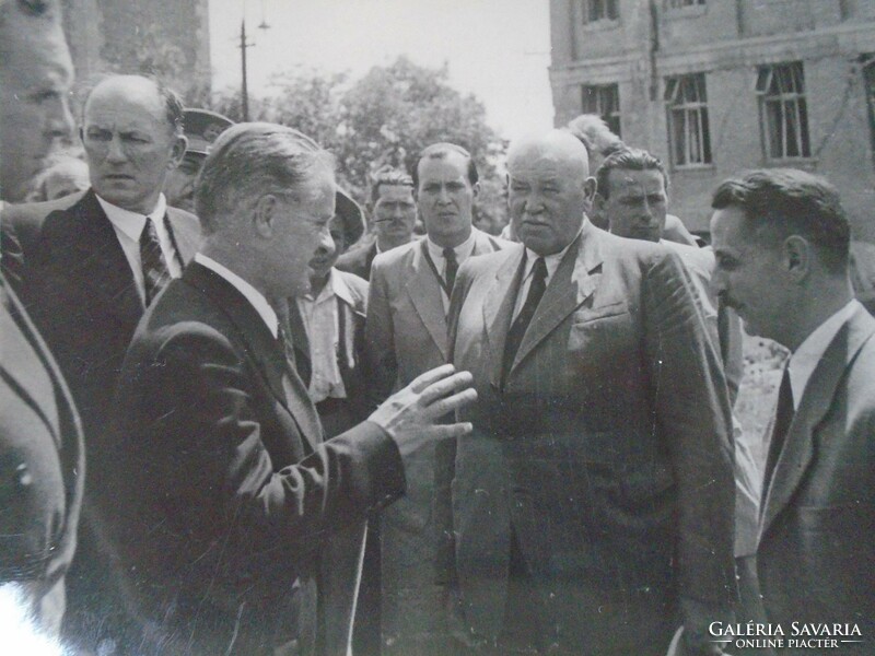 ZA474.15 Alberty Antal fotó - Külföldi delegáció  látogatása  Budapesten  1940's