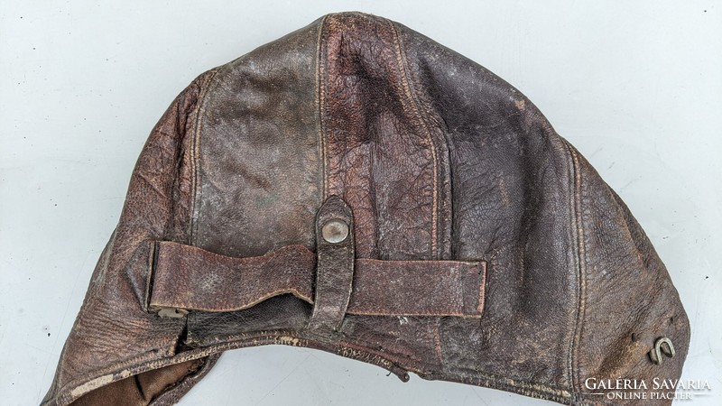 Old motorcycle hat