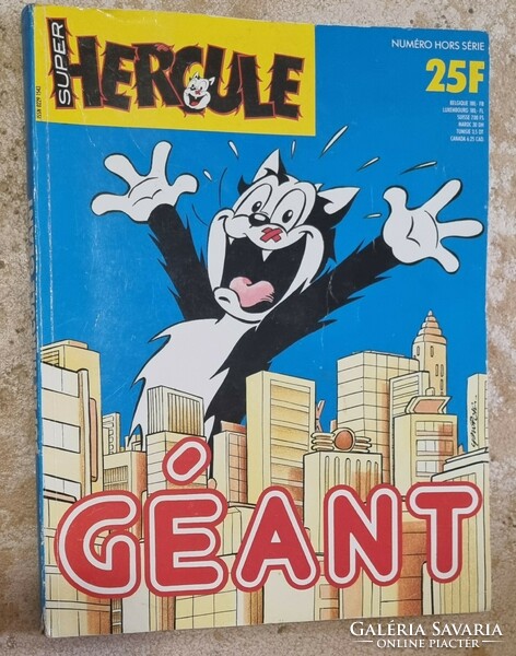 Original classic super hercules comic book in color