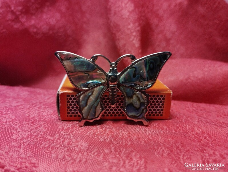 Gyönyörű pillangó bross, kitűző