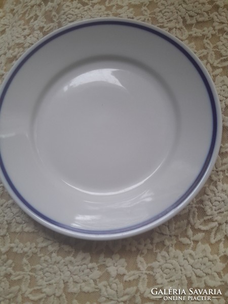 Zsolnay blue striped plate 24 cm