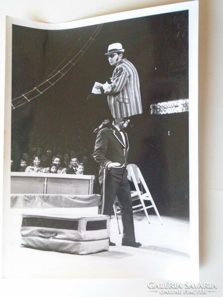 ZA472.6 Graeser Vilmos artista -akrobata - 1960k  2 Wildes -Duo Wiles  Cirkusz  Zirkus  Cirque