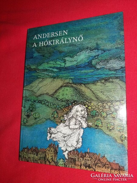 1982 H. C. Andersen: A hókirálynő képes mese könyv a képek szerint MÓRA