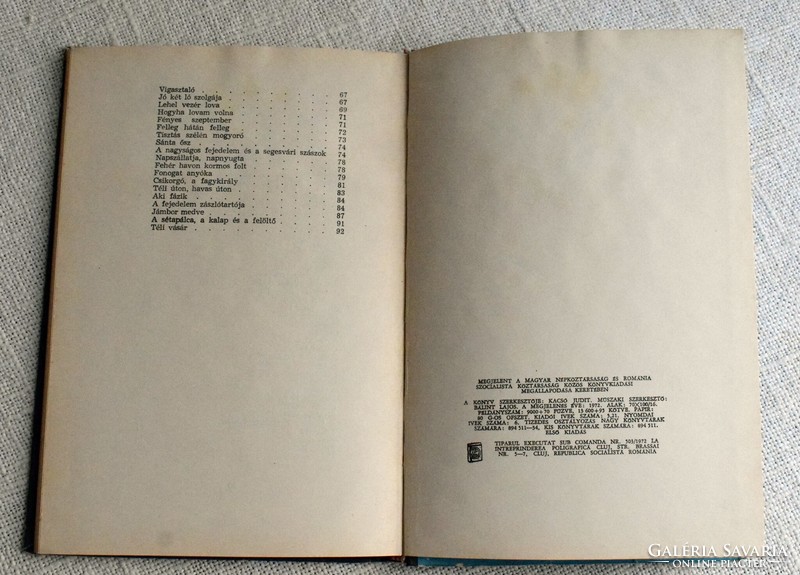 A bánatos királylány kútja , Kanyádi Sándor , Soó Zöld Margit , Kriterion , mesekönyv , 1972