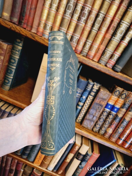 1931-SZEGED- 100 PÉLDÁNYOS extrém unikális SZÁMOZOTT-ALÁIRT BIBLIOFIL ritkaság! VERGILIUS: AENEISE