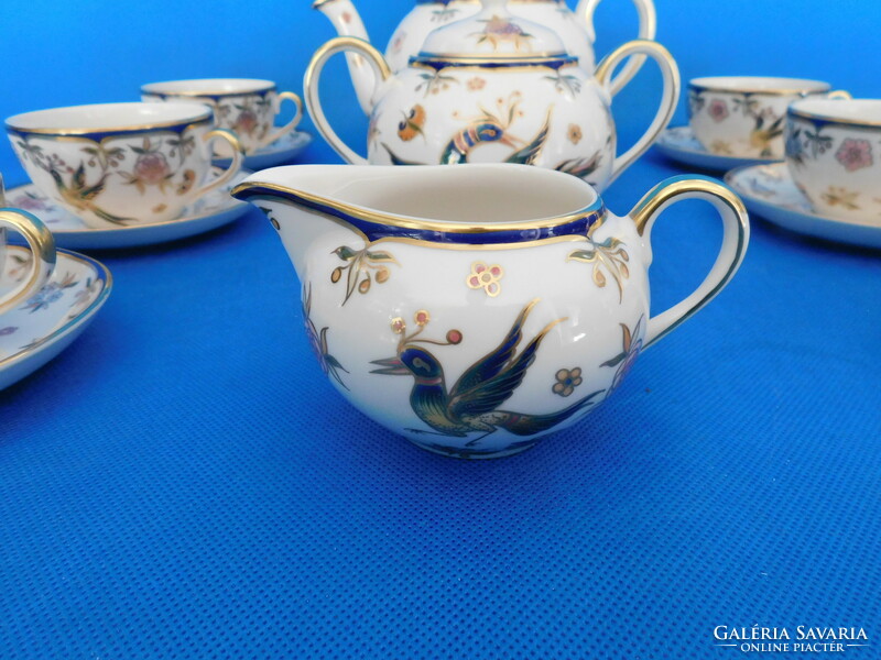 Zsolnay phoenix 6-piece tea set