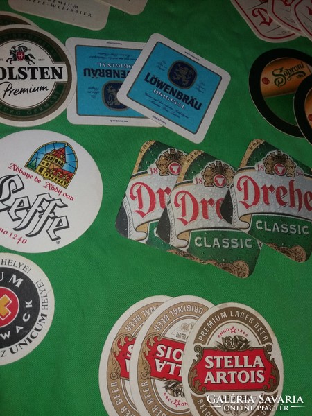 Retro paper cardboard different beer coasters pack many - many 45 pieces in one according to the pictures