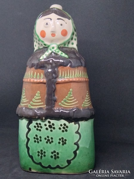 Female ceramic bottle