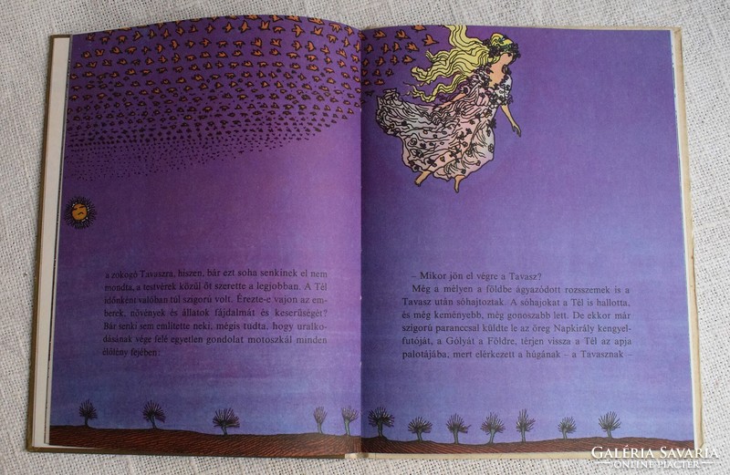Tale of the sun king and his four daughters, helena bobinska, Migray emőd story book, nasza k. 1977