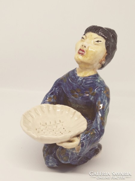 Art deco ceramic Japanese woman figure