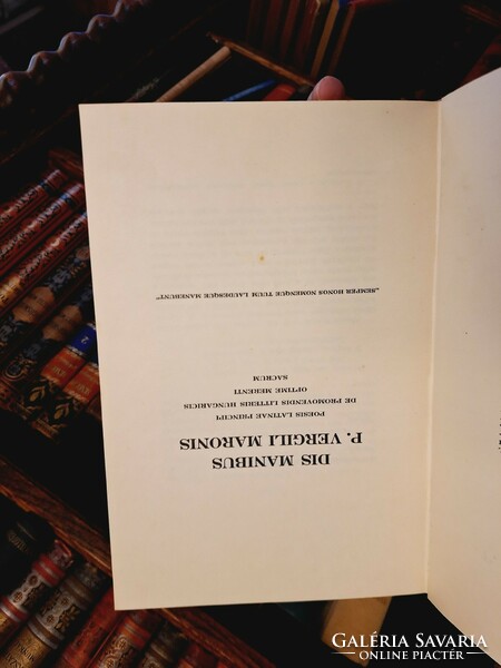 1931-SZEGED- 100 PÉLDÁNYOS extrém unikális SZÁMOZOTT-ALÁIRT BIBLIOFIL ritkaság! VERGILIUS: AENEISE