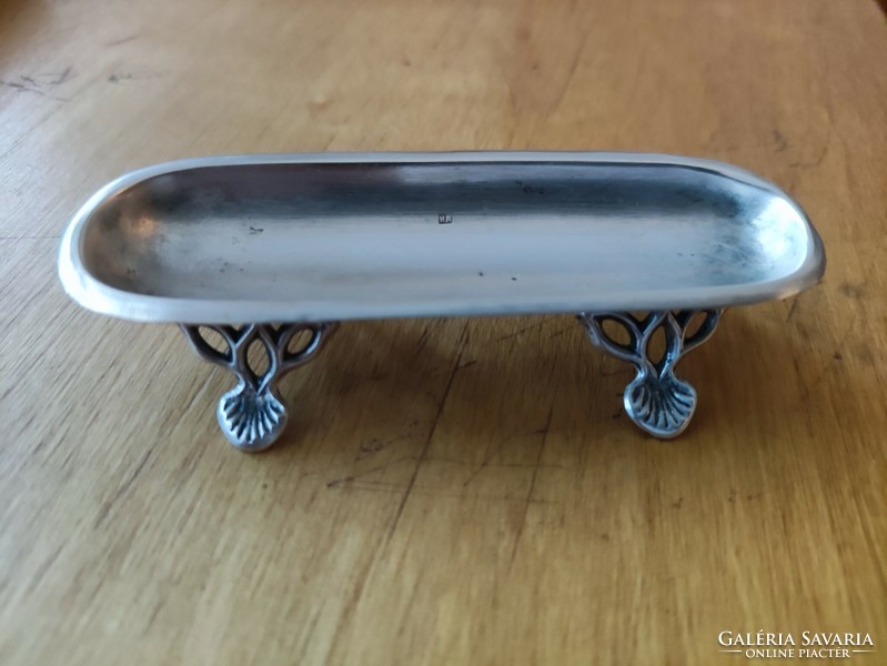 Antique silver table toothpick holder