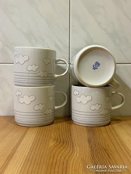 Alföldi extra rare mugs with a cloud contour pattern