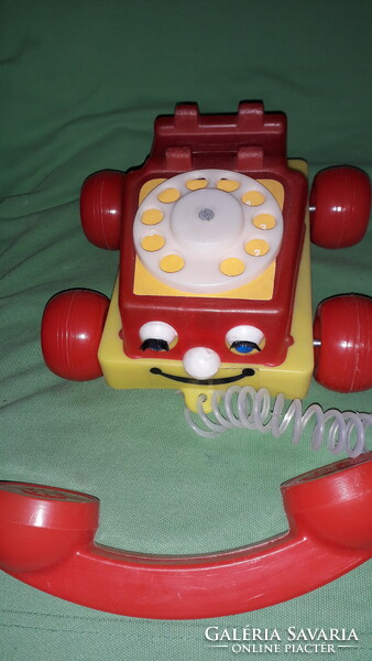 Flawless traffic goods old Hungarian small-scale rattle rolling toy plastic phone according to the pictures 1.