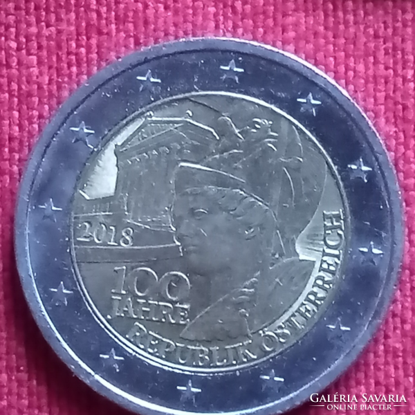 2 Euro Austria 100 years anniversary coin 2018