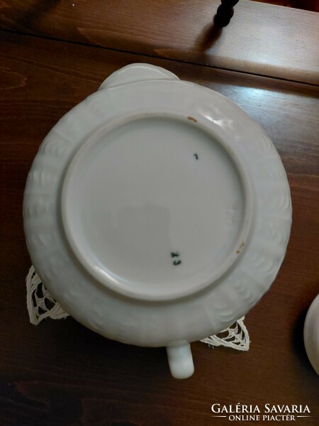 Nagyméretű porcelán teáskanna