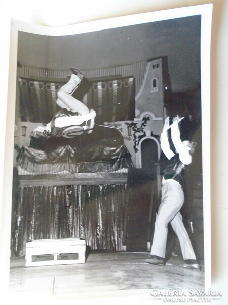 ZA472.3  Graeser Vilmos artista -akrobata - 1960k  2 Wildes -Duo Wiles  Cirkusz  Zirkus  Cirque
