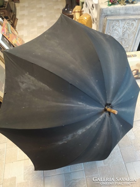 Retro black umbrella