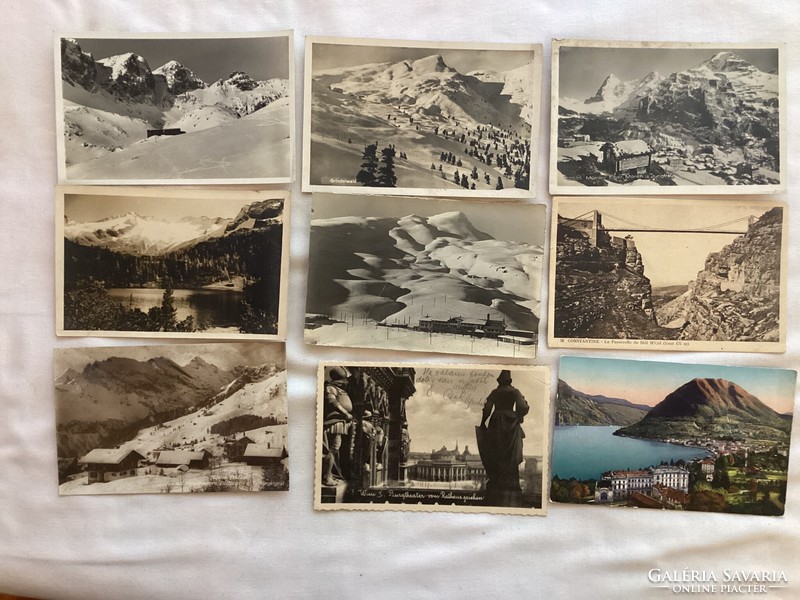 25 pieces of foreign postcards. ( S . ) .