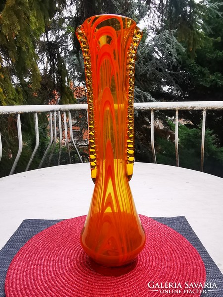 Murano amber vase, 40 cm
