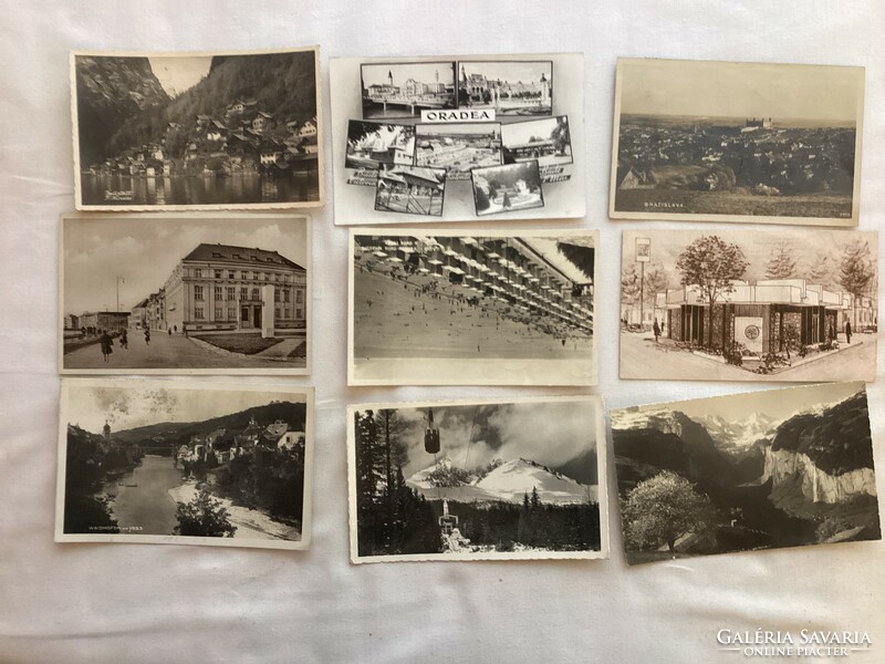 25 pieces of foreign postcards. (W.).