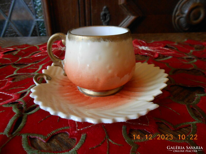 Antik Zsolnay epres mokkás - kávés csésze I