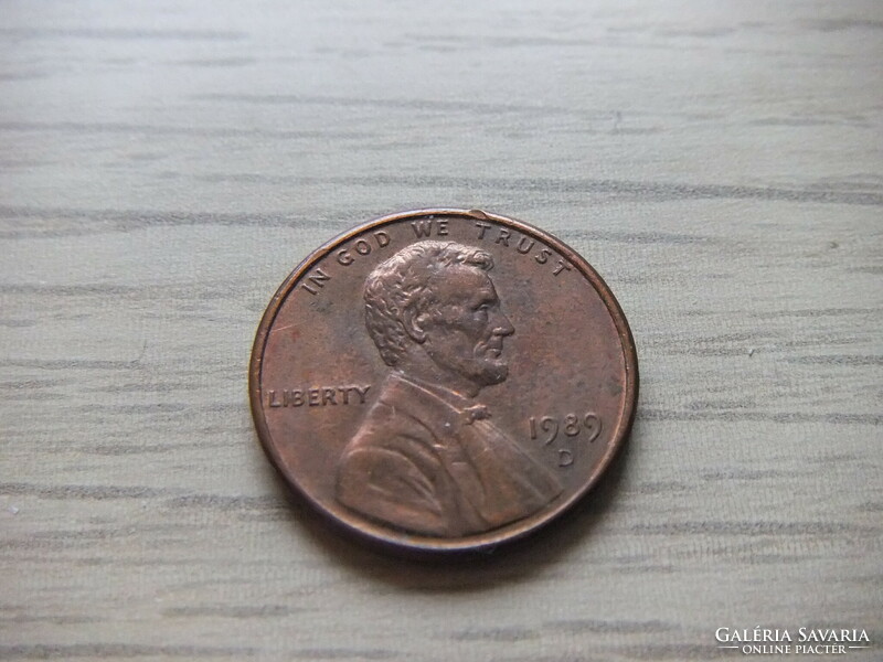 1 Cent 1989 ( D )  USA