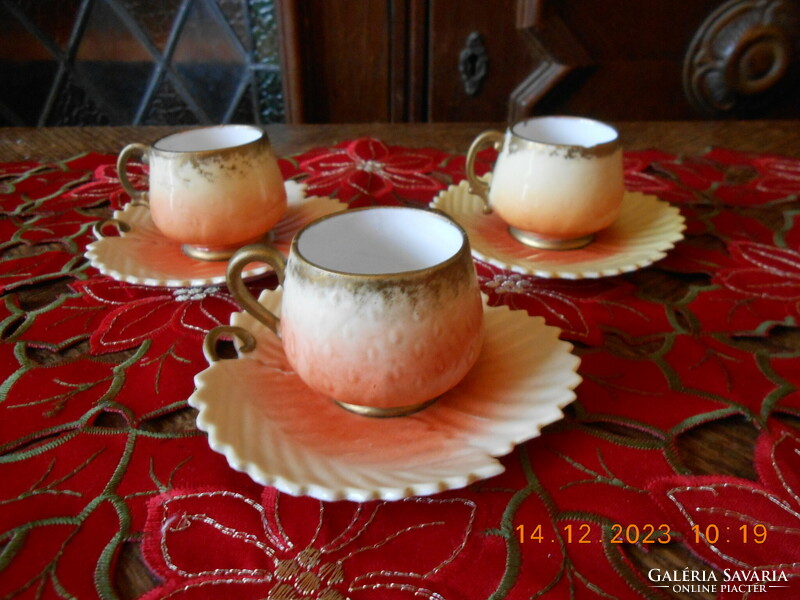 Antik Zsolnay epres mokkás - kávés csésze
