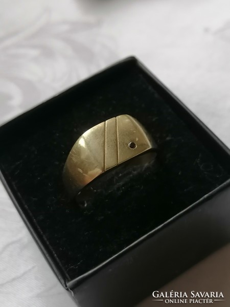 14 carat men's signet ring