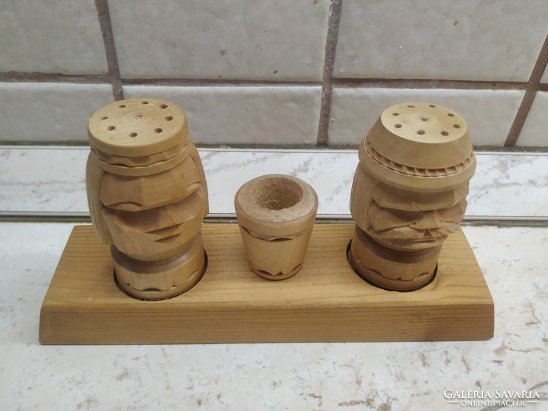 Wooden spice rack, table centerpiece for sale!