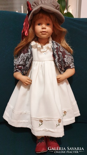 Porcelain doll - rf collection numbered - 62 cm