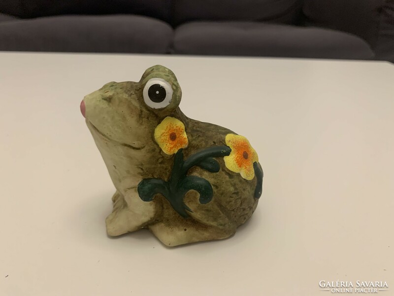 New label quality terracotta ceramic frog figure garden decoration statue metro store
