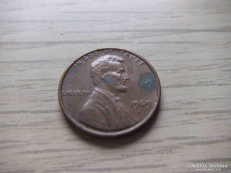 1 Cent 1969 ( D )  USA