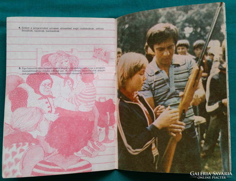 Tábori Kis Tracta., a Csillebérci Vezetőképző és Úttörőtábor nyári tájékoztatója, kiadták 1982