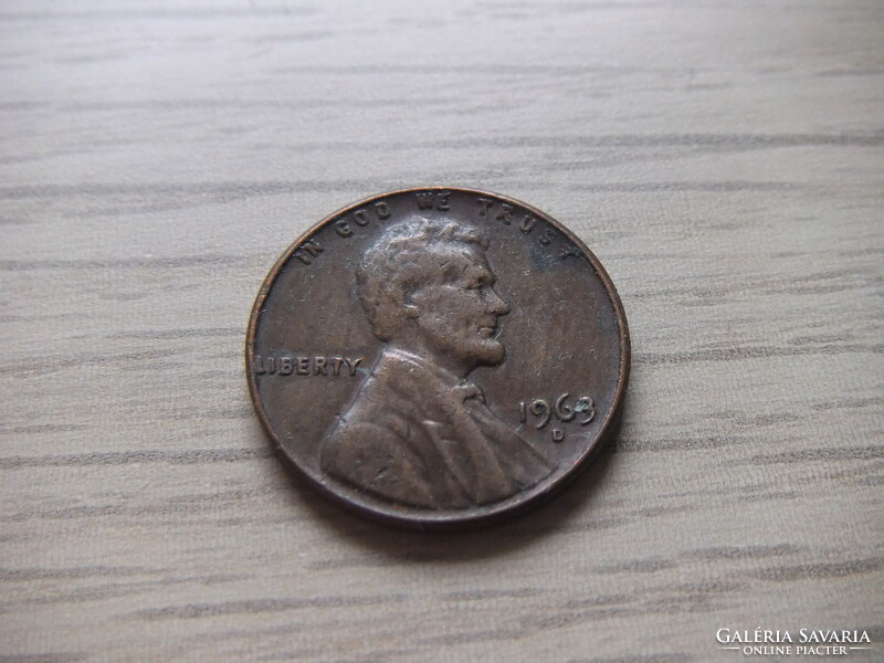 1 Cent 1963 ( D )  USA