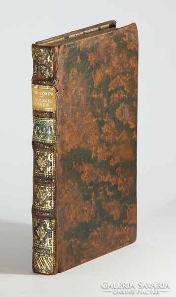 1828 - Hand book for 'Hungarian village schoolmasters'. Richly gilded leather binding!