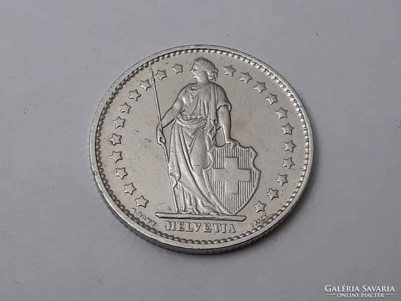 Swiss 1 franc 1974 coin - Swiss 1 franc 1974 foreign coin