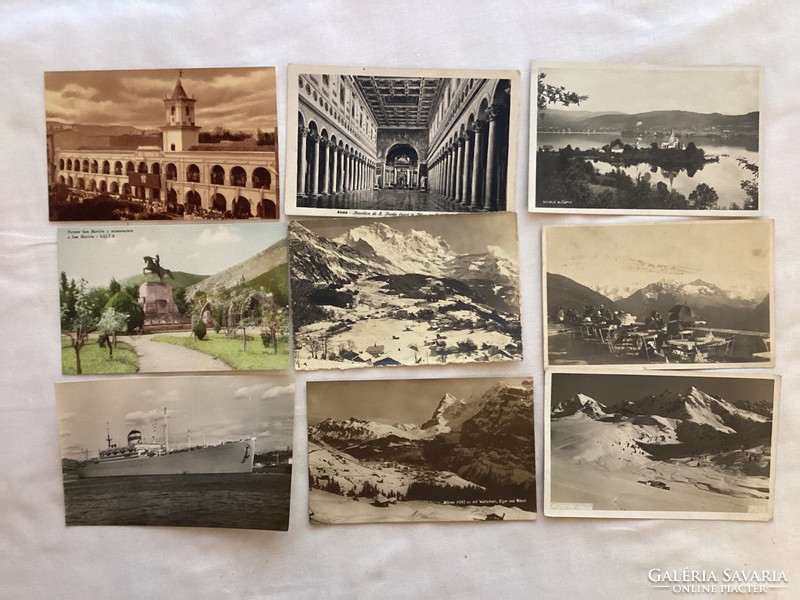 25 pieces of foreign postcards. ( Z . ) .