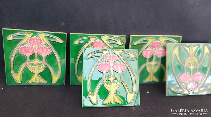 Art Nouveau tiles