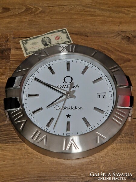 Omega constellation wall clock dealer clock