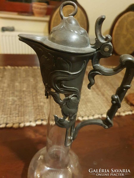 Art Nouveau antique decanter