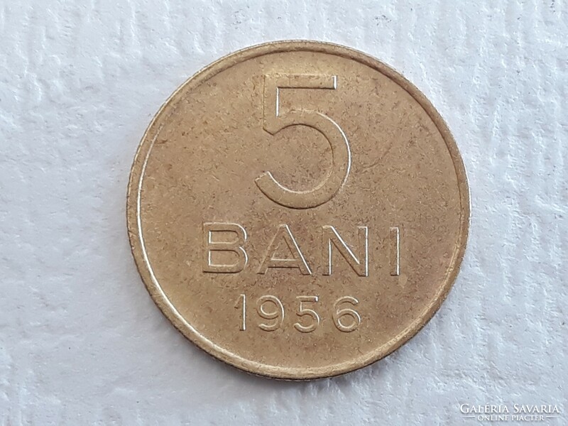Románia 5 Bani 1956 érme - Román 5 Bani 1956 külföldi pénzérme
