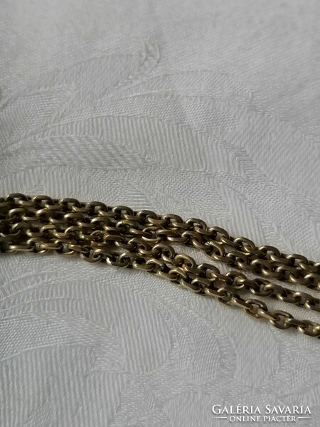 14 Karátos arany kockamintás nyaklánc 48 cm 11,3 gr