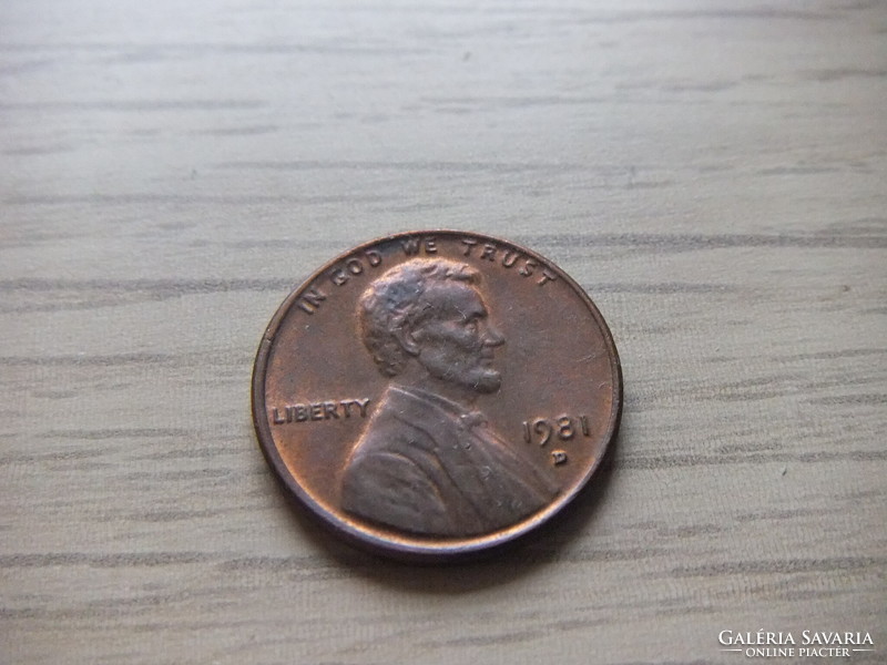 1 Cent 1981 ( D )  USA
